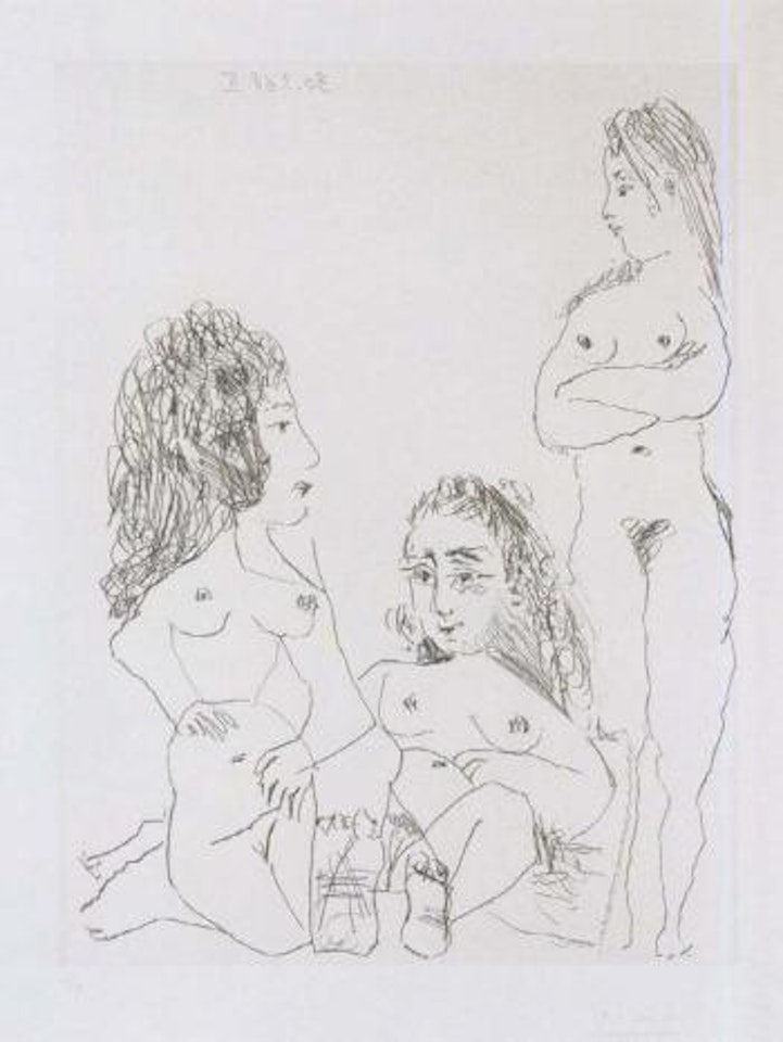 Trois femmes by Pablo Picasso