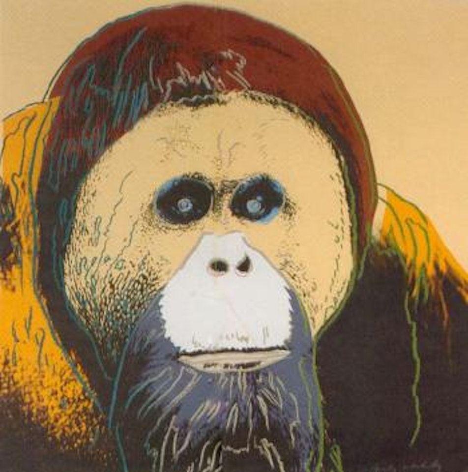 Orangutan by Andy Warhol