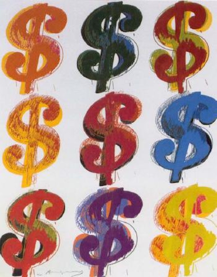 Dollar 9 by Andy Warhol