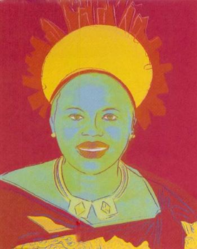 Queen Ntombi Twala by Andy Warhol