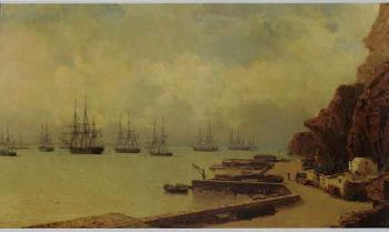 Le barcadere de St Helene by Jean Baptiste Henri Durand-Brager
