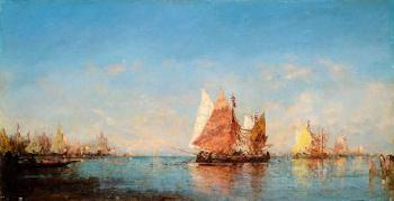 Bragosi sur la lagune by Félix Ziem