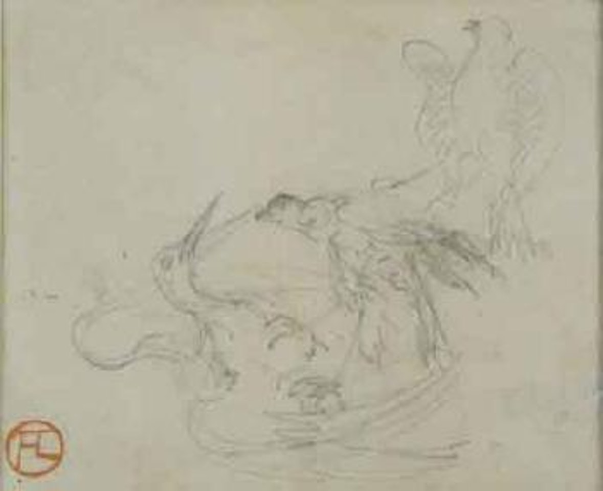 Le nid by Henri de Toulouse-Lautrec