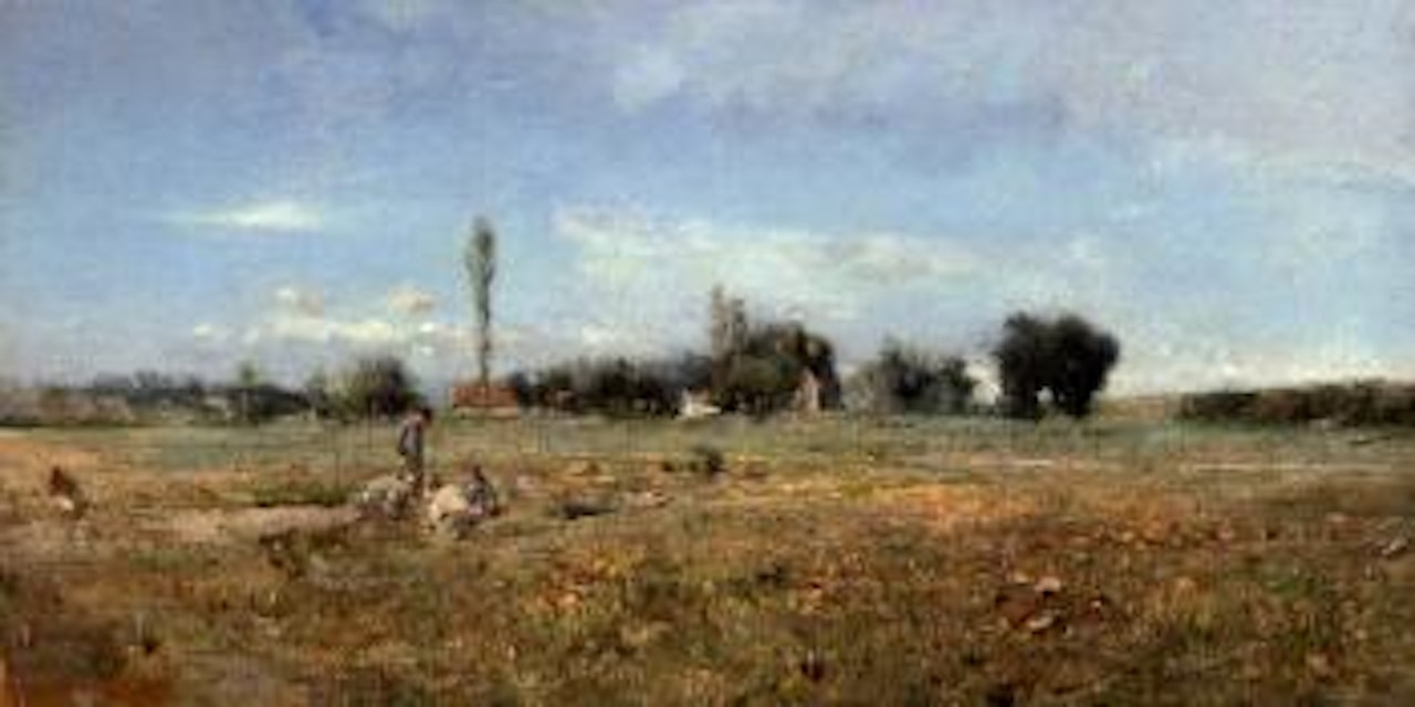 Summer's day in the countryside by Ivan Pavlovitch Pochitonov
