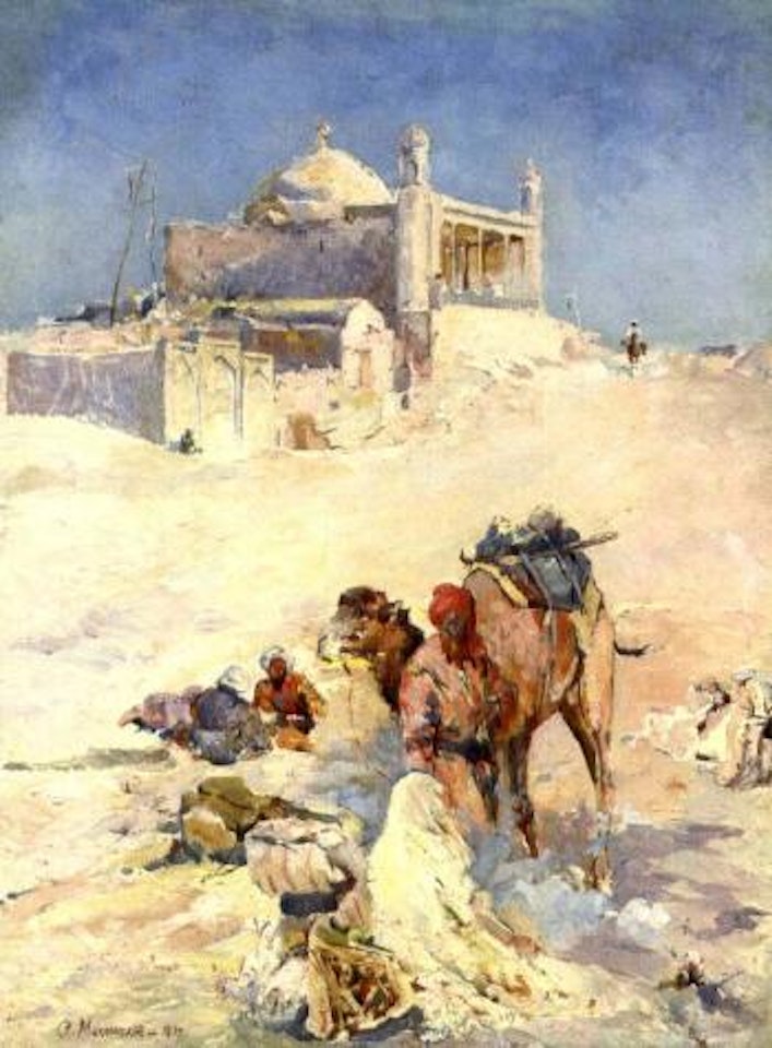 Central Asian scene by Konstantin Makovsky
