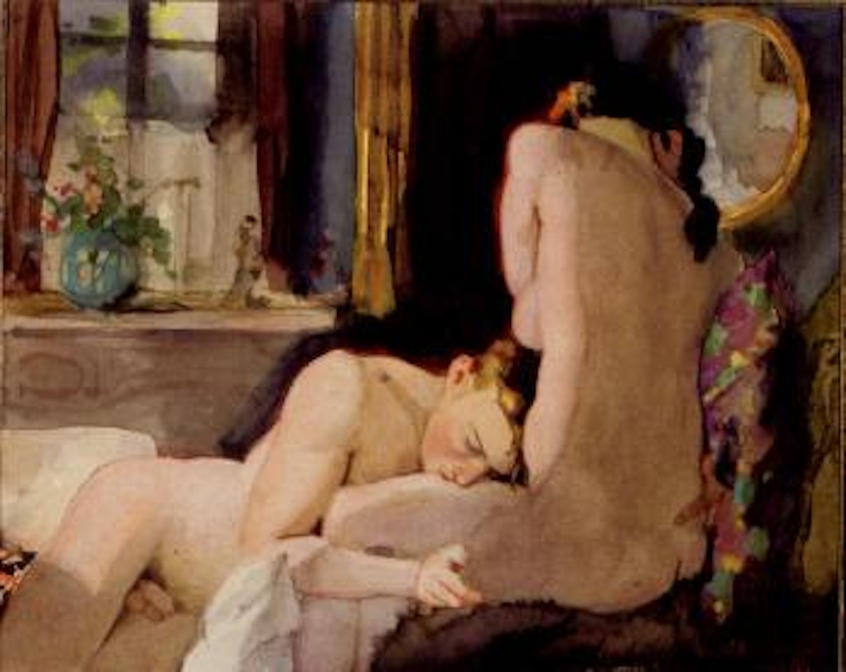Lovers by Konstantin Somov