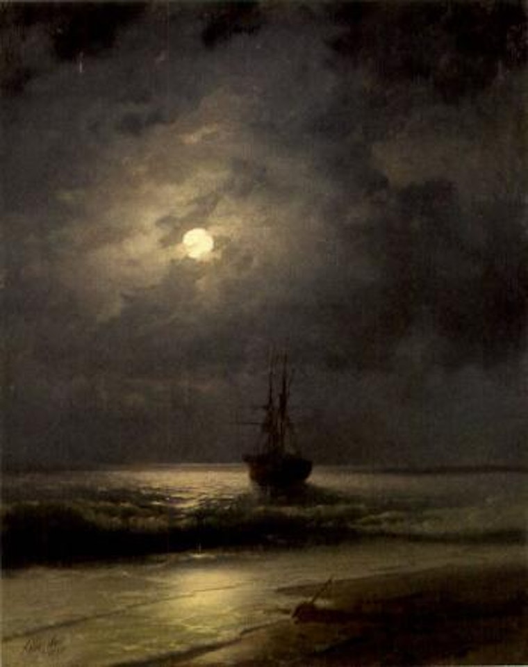 Ship at anchor by Ivan Konstantinovich Aivazovsky
