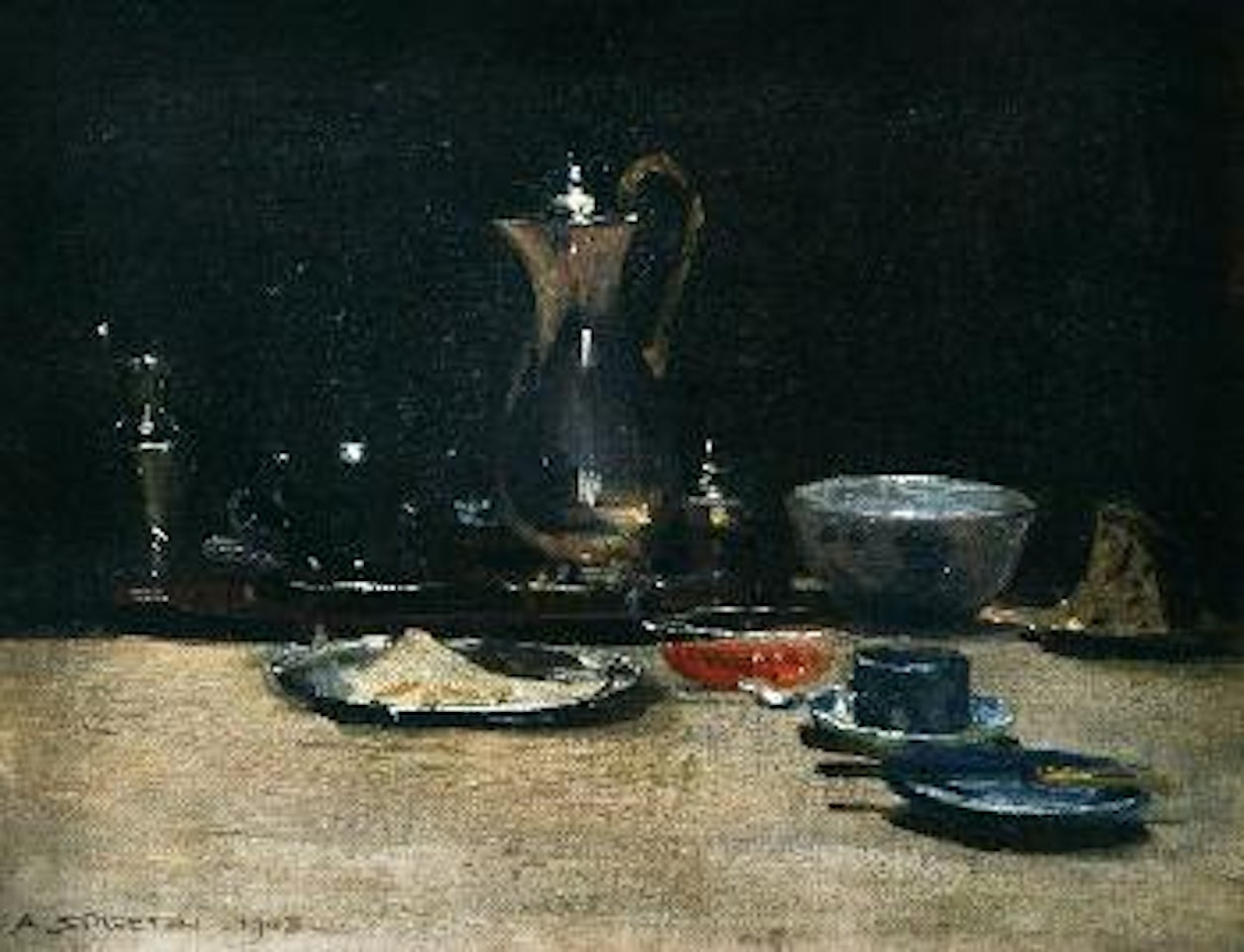 Coffee set by Arthur Ernest Streeton