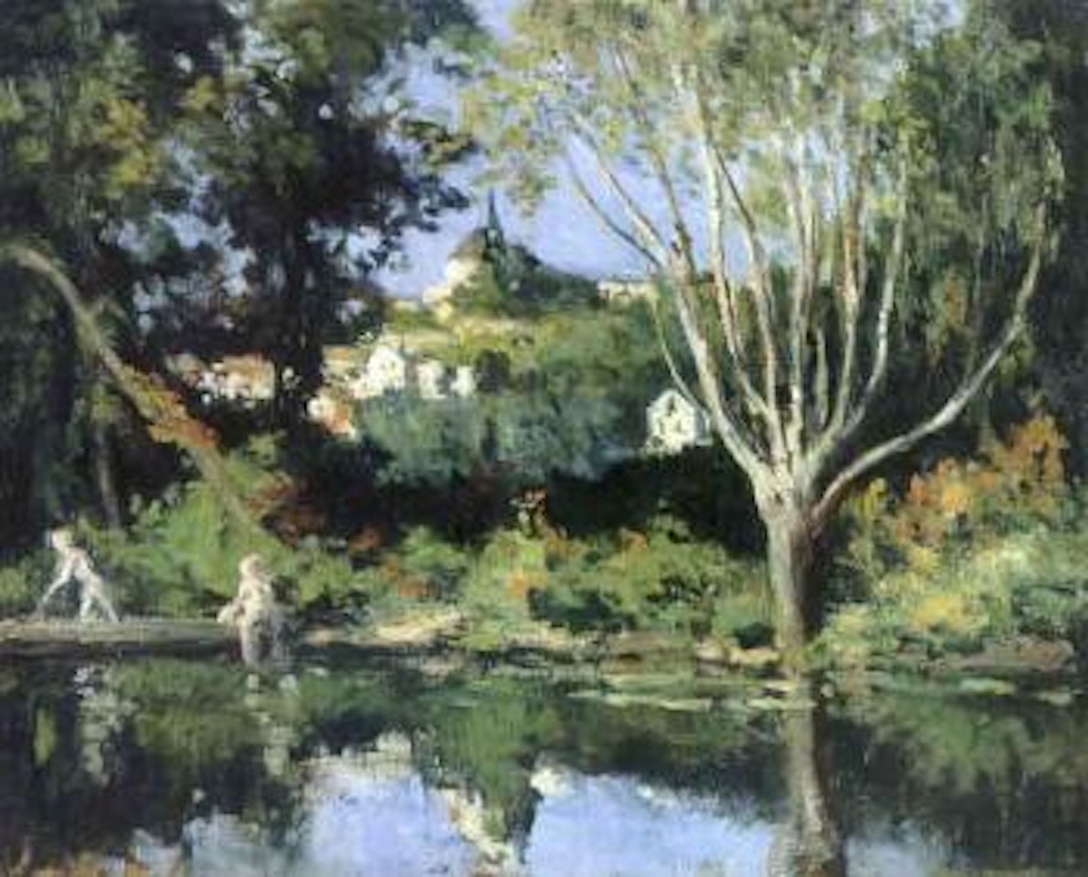 Bord de riviere by Maximilien Luce