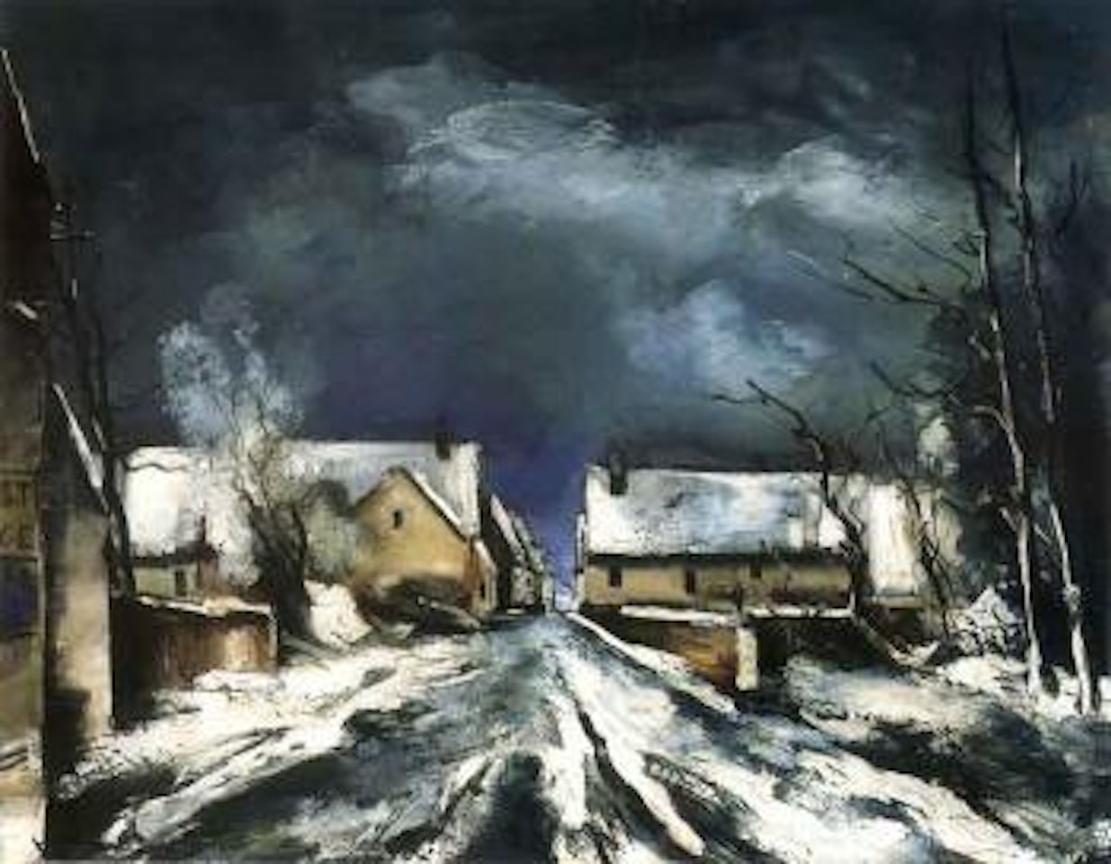 Village sous la neige by Maurice de Vlaminck