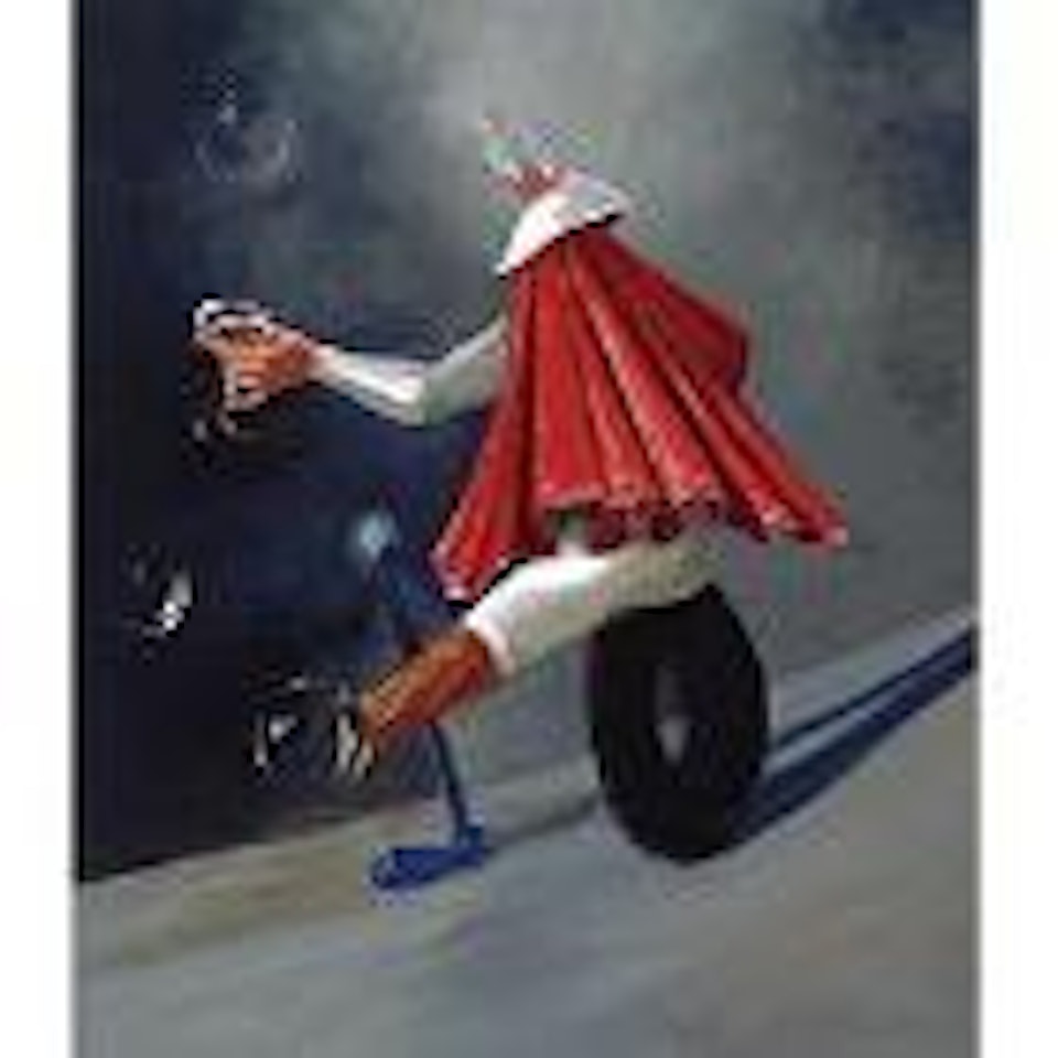 Insane cardinal by George Condo