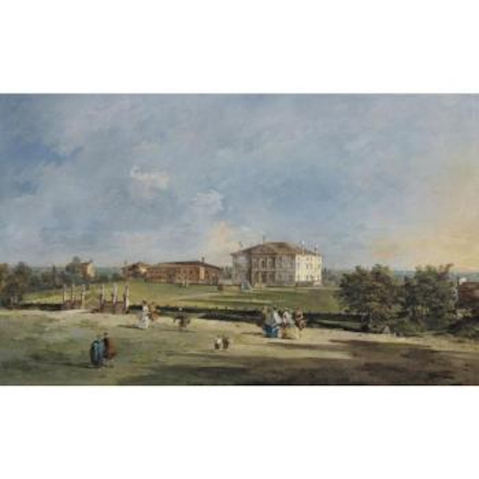 View of the Villa Loredana at Paese by Francesco Guardi