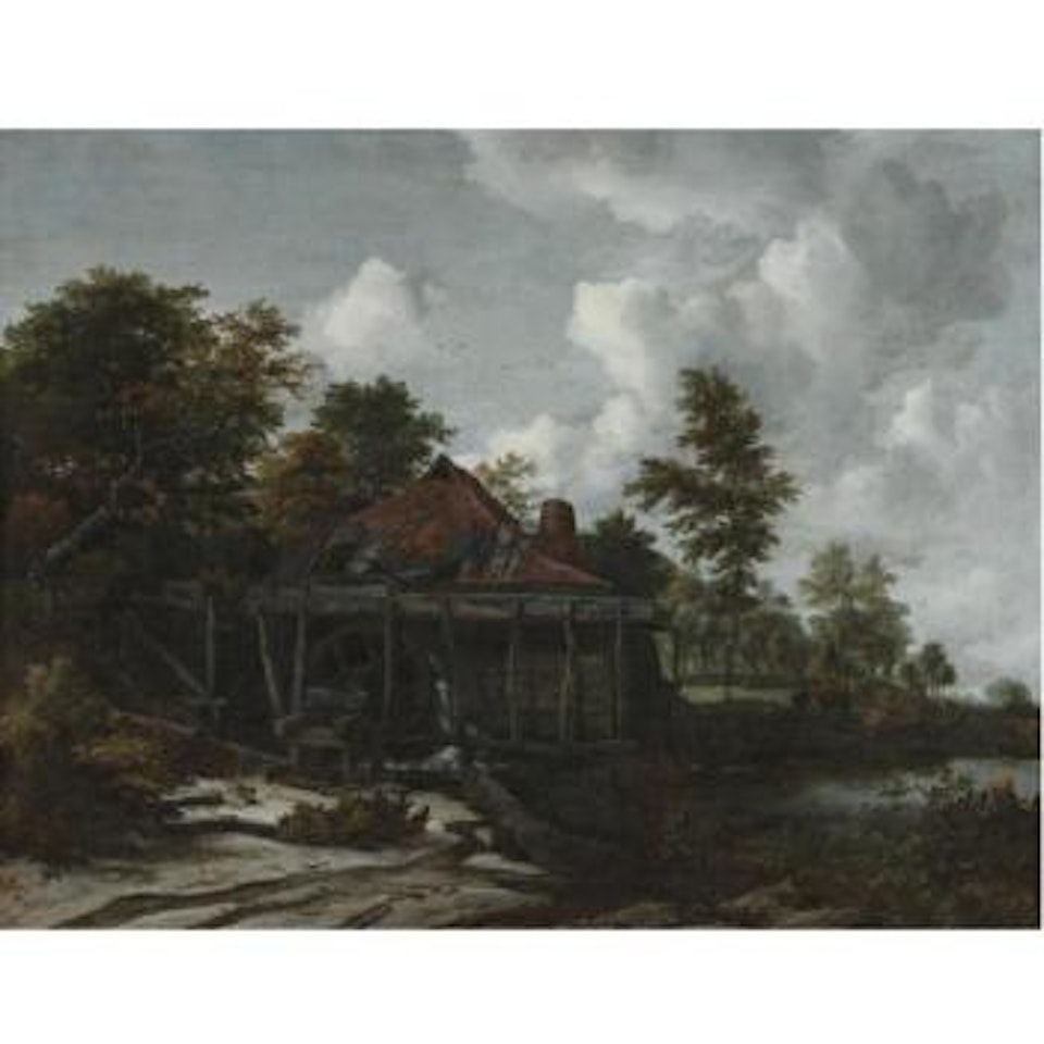 Watermill at edge of wood by Jacob Salomonsz. van Ruysdael