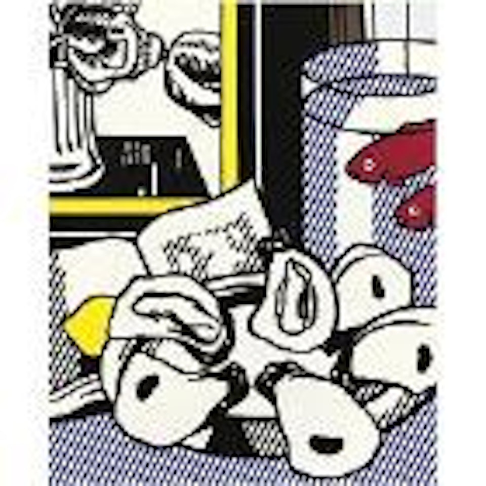 Still life with oysters by Roy Lichtenstein