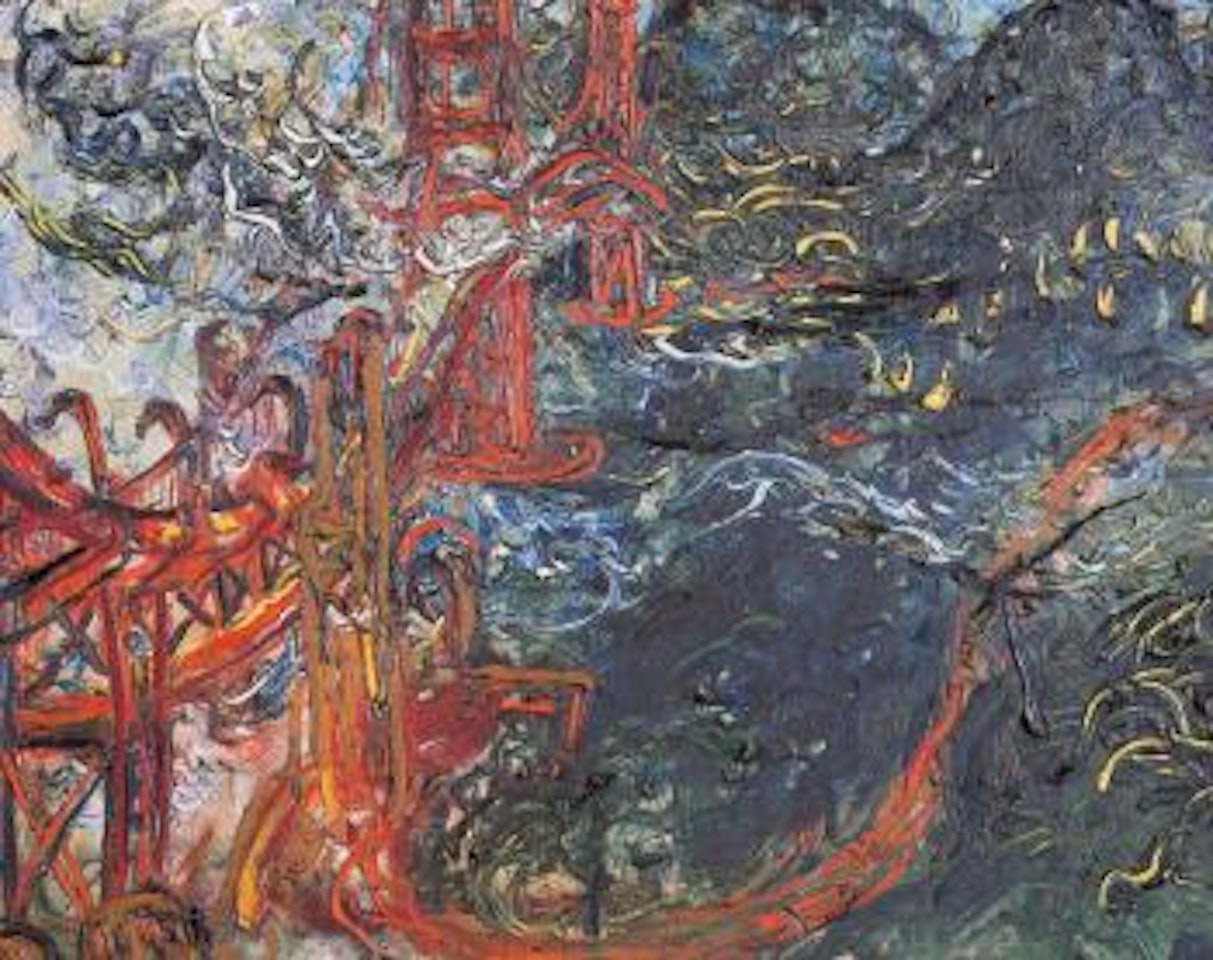 San Francisco Bay Bridge by Affandi