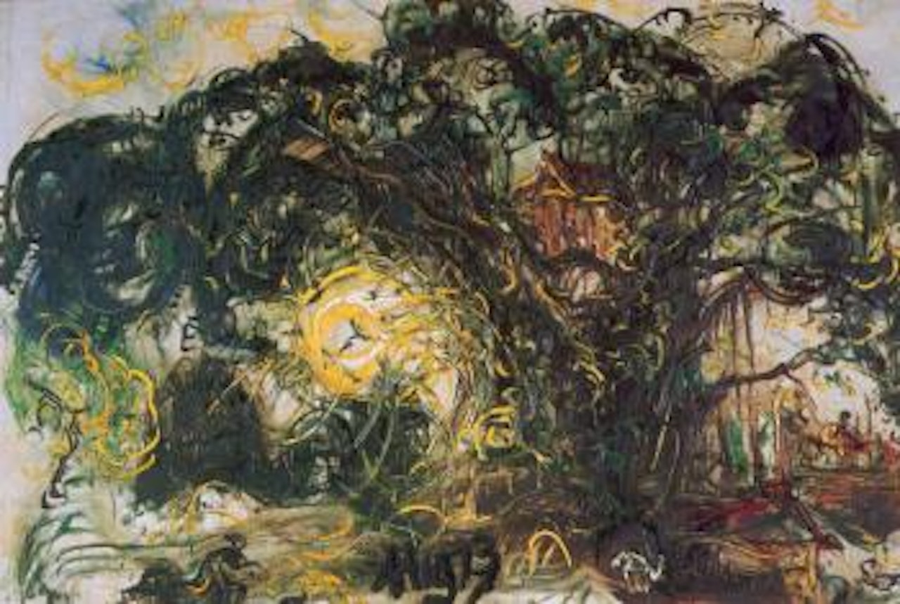 Tree house by Affandi