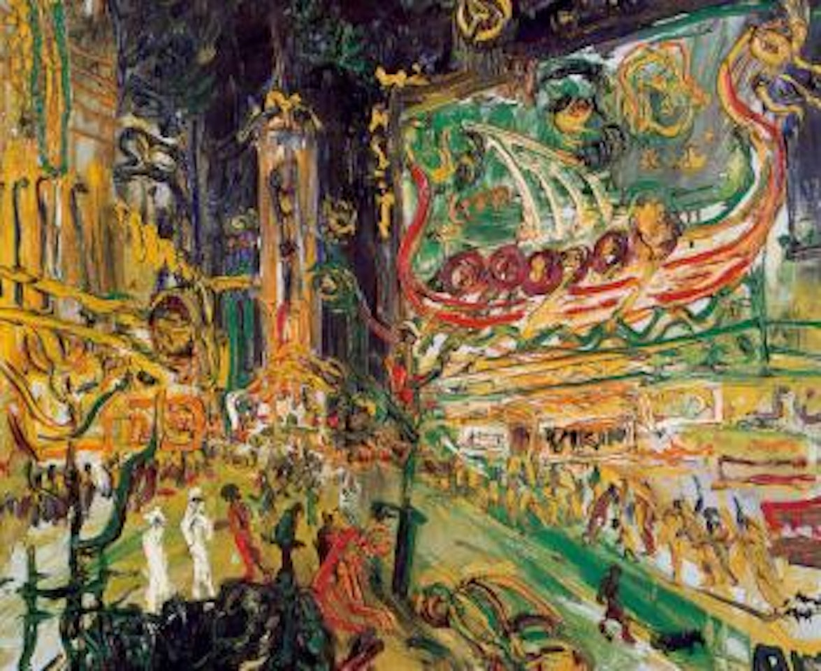 Times Square, New York by Affandi