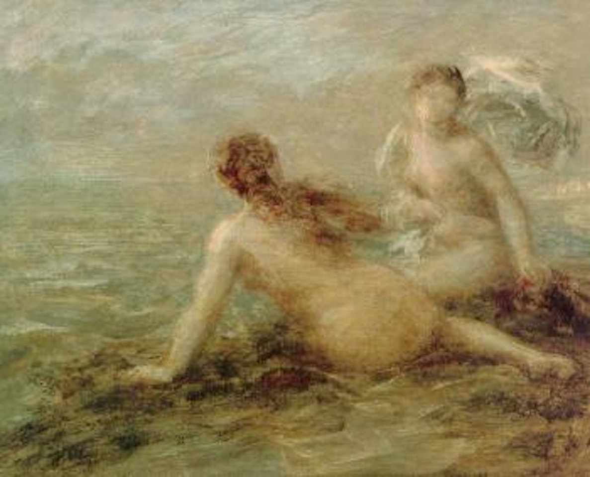 Baigneuses au bord de la mer by Henri Fantin-Latour