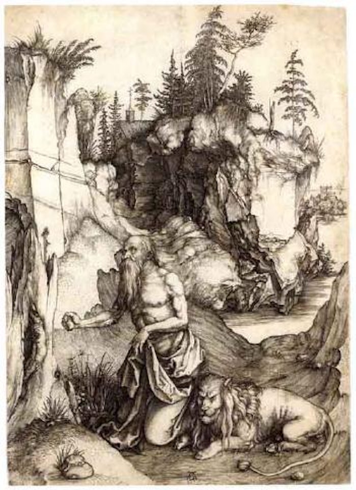 Saint Jerome penitent in the desert by Albrecht Dürer
