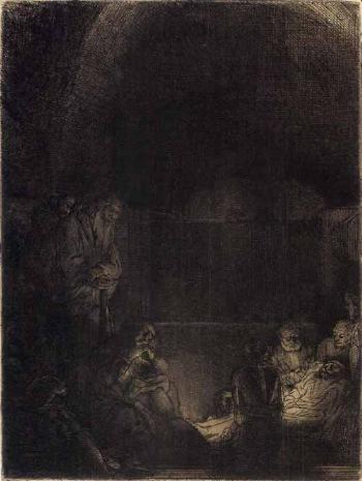 The Entombment by Attributed to Rembrandt Harmensz van Rijn