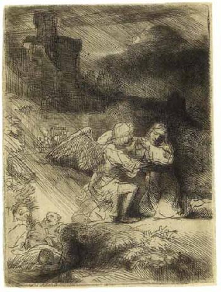 The Agony in the Garden by Attributed to Rembrandt Harmensz van Rijn