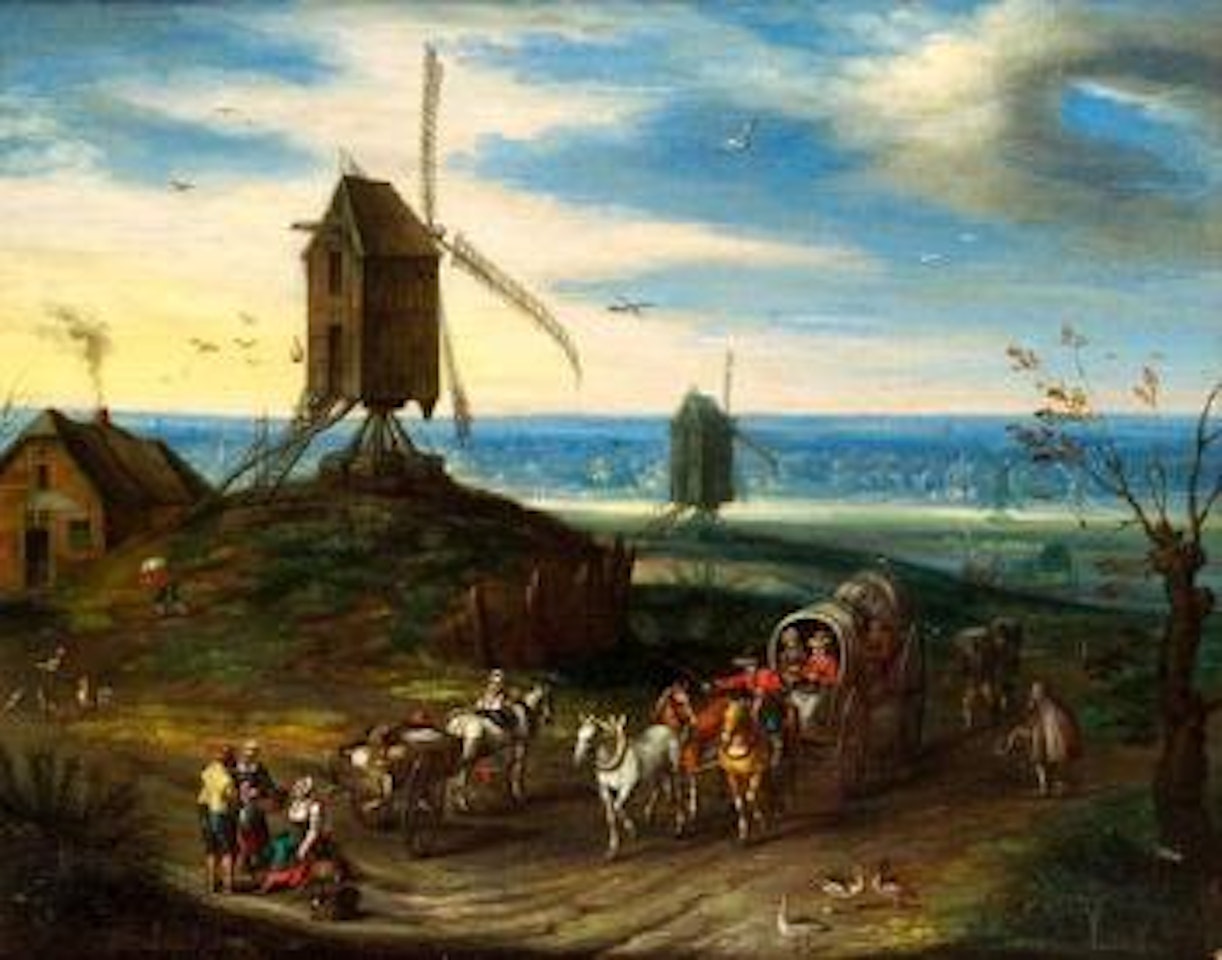 Le retour du marche by Jan Brueghel the Younger
