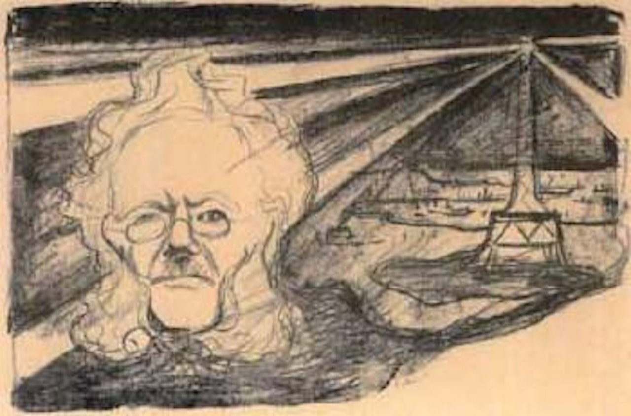 Theatre programme - John Gabriel Borkman by Edvard Munch