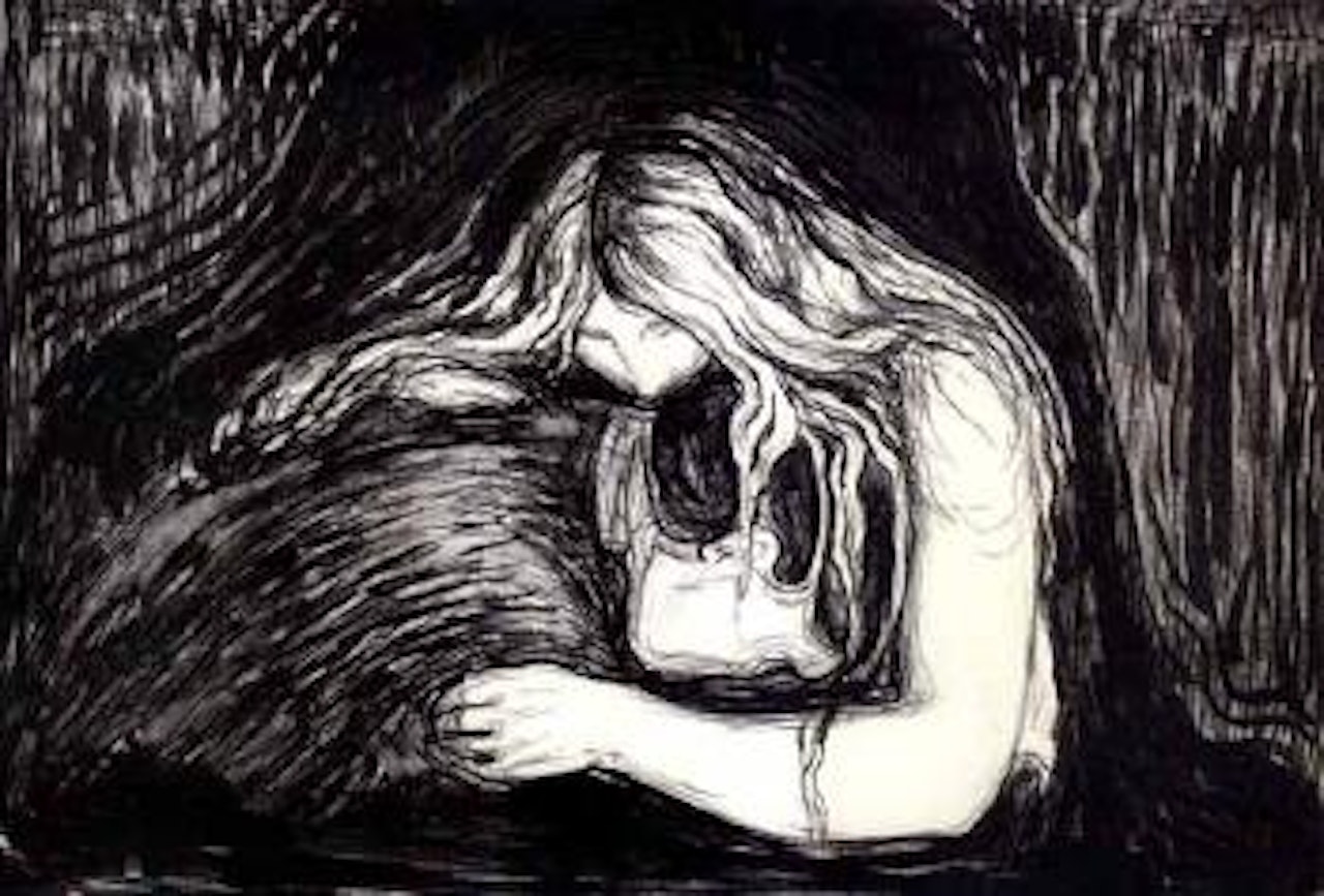 Vampire I by Edvard Munch