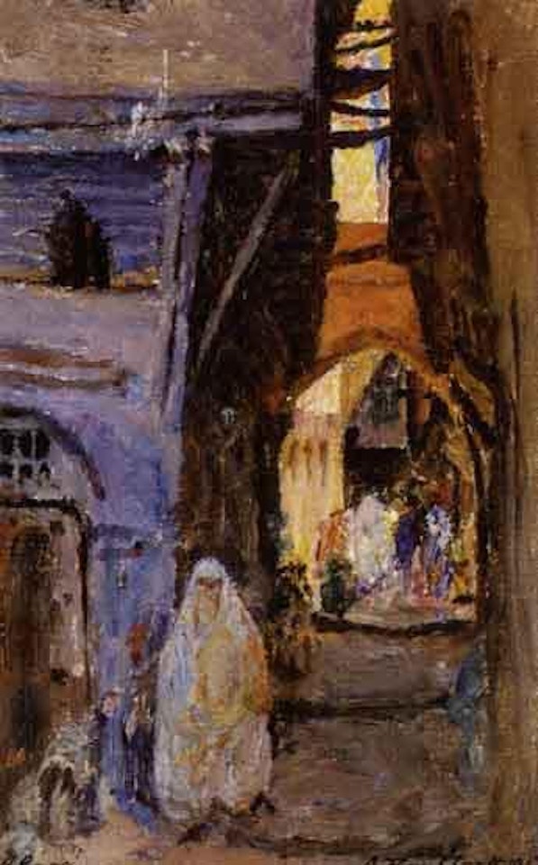 Street in Algiers by Alexandre Roubtzoff