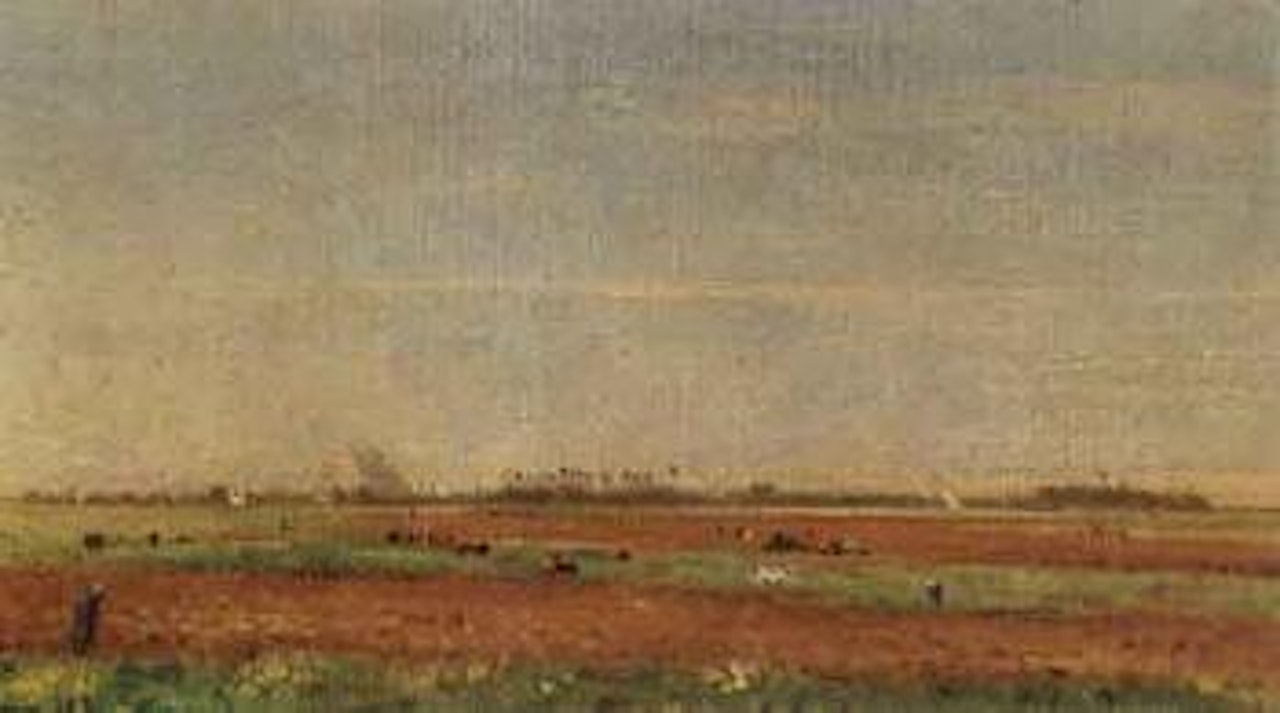 Moor landscape by Ivan Pavlovitch Pochitonov