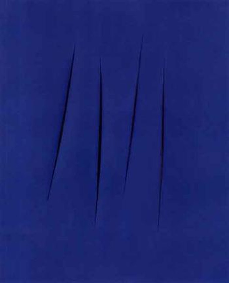 Concetto Spaziale, attese by Lucio Fontana