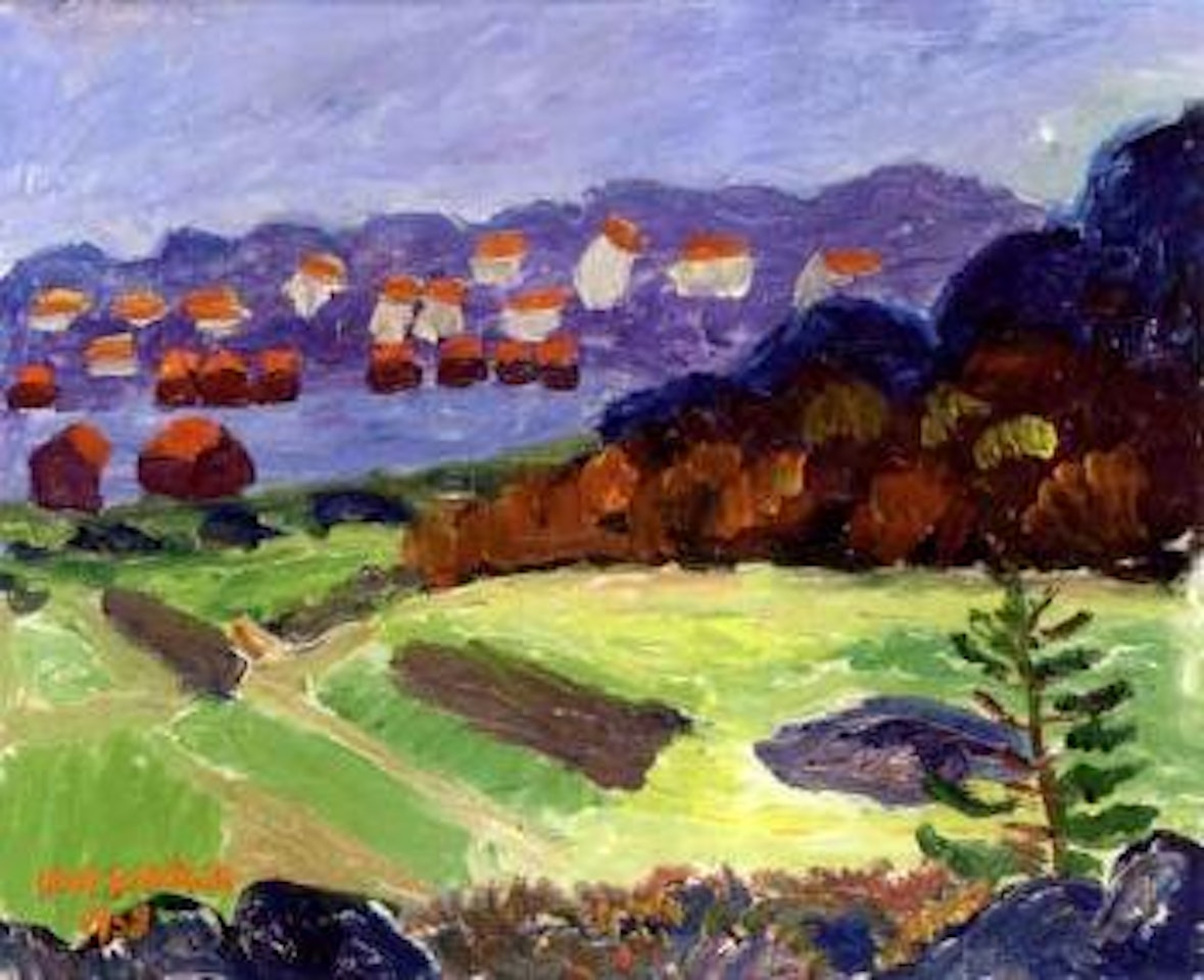 Summer landscape, Koster by Inge Schiöler