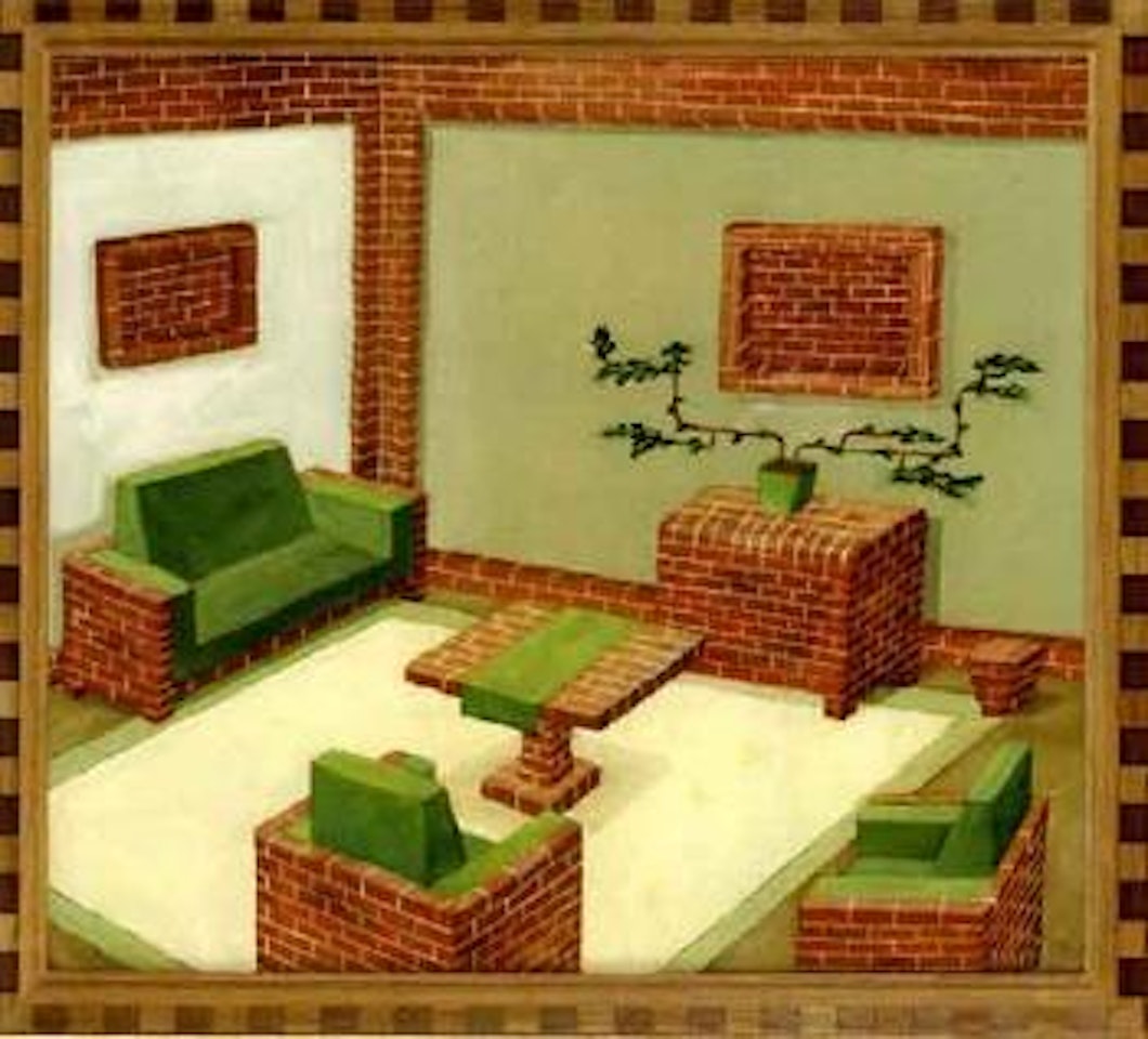 Sitting room interior by Ernst Billgren