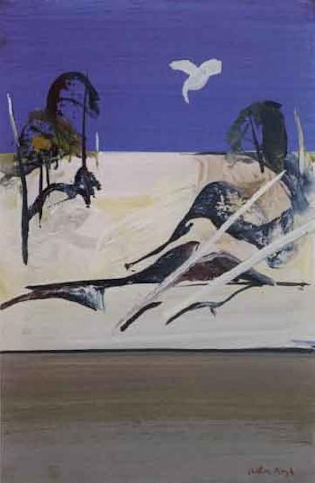 Cockatoo and dry hillside by Arthur Merric Bloomfield Boyd