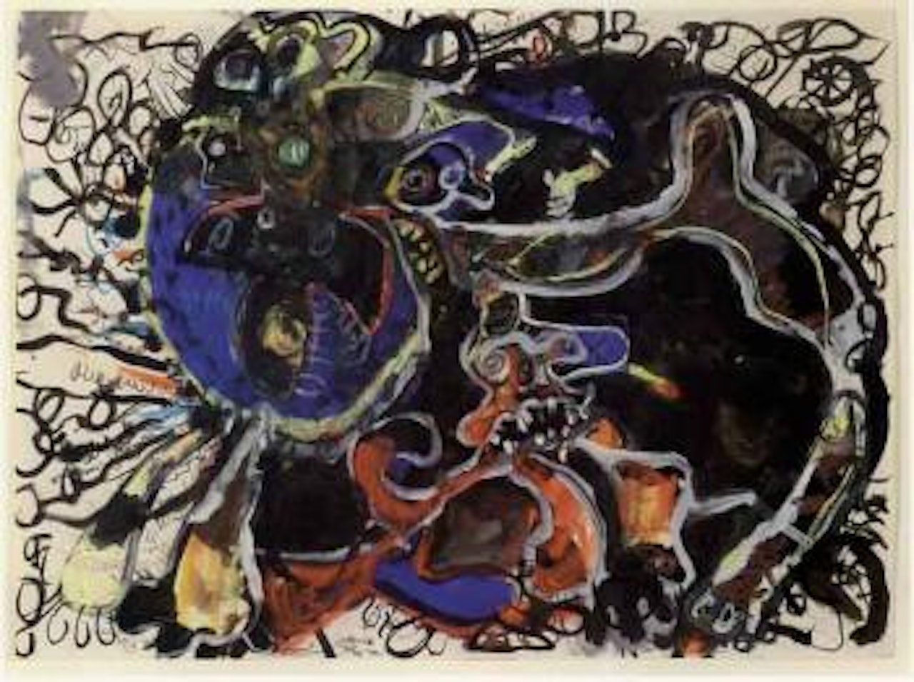 Catsville by John Olsen