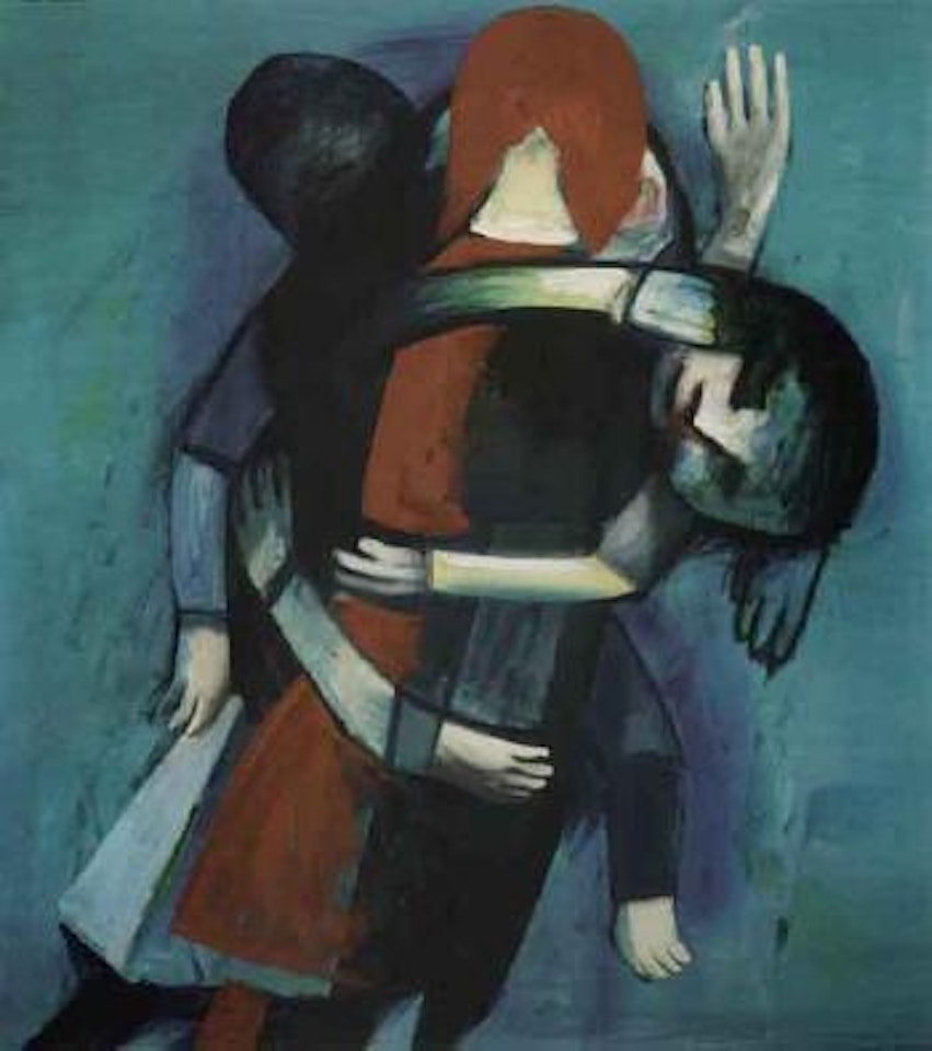 The goal by Charles Blackman