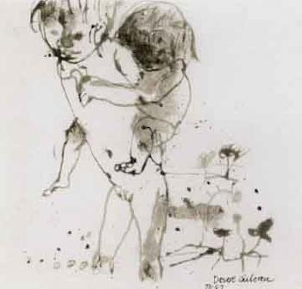 Desert children by John Olsen