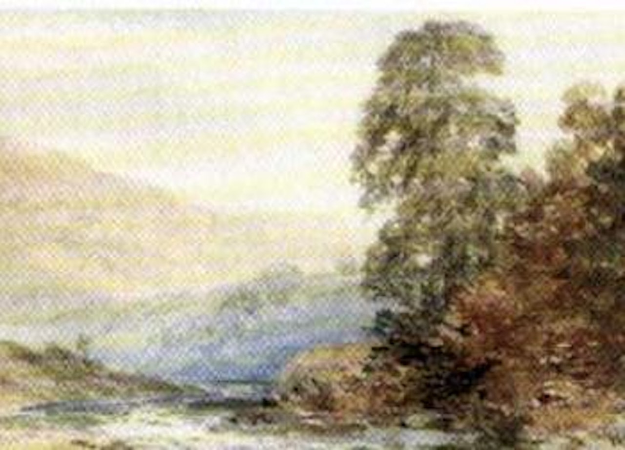 Bend in the river by William Callow