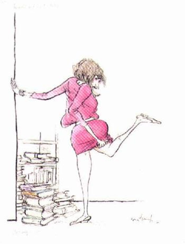 The wicked world of book collecting, slight snag on back cover by Ronald Searle