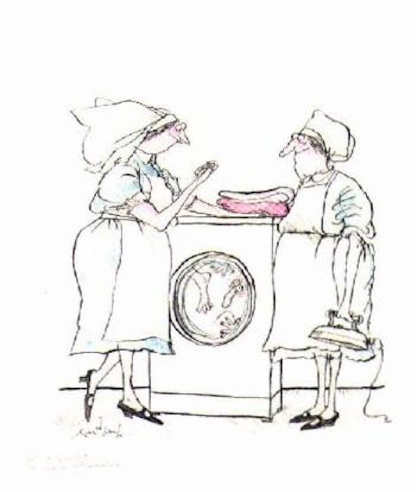 Great lies of the past, cleanliness is next to Godliness by Ronald Searle