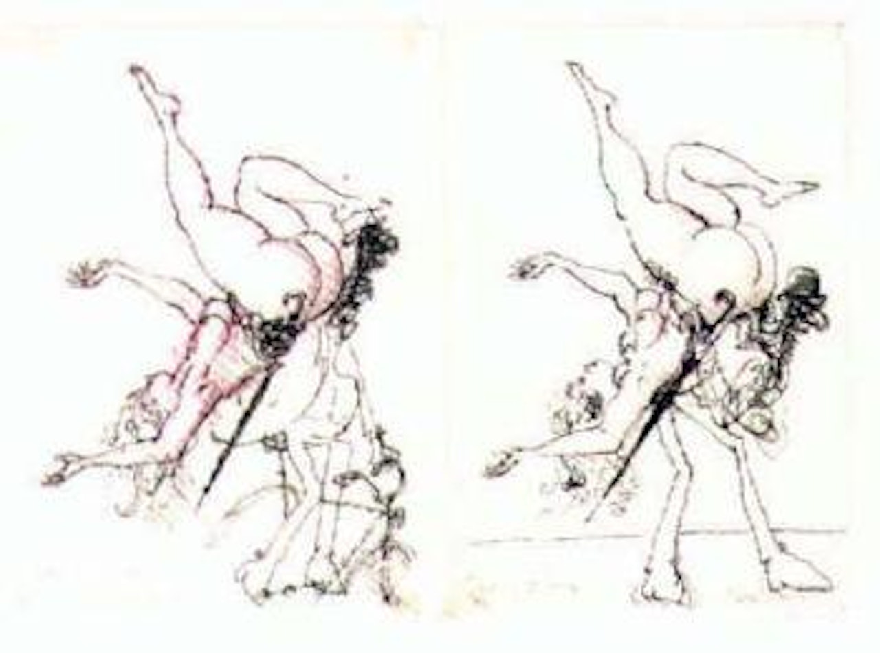 Notes for the Rape of the Sabines by Ronald Searle