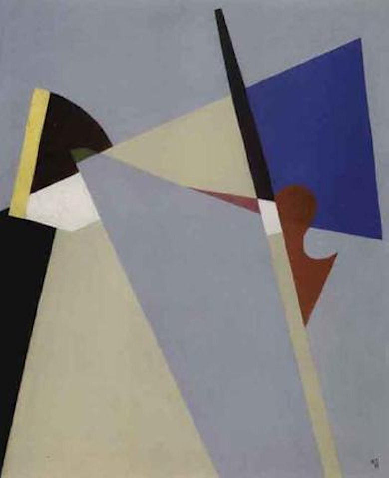 7. Abstract composition by Kurt Schwitters
