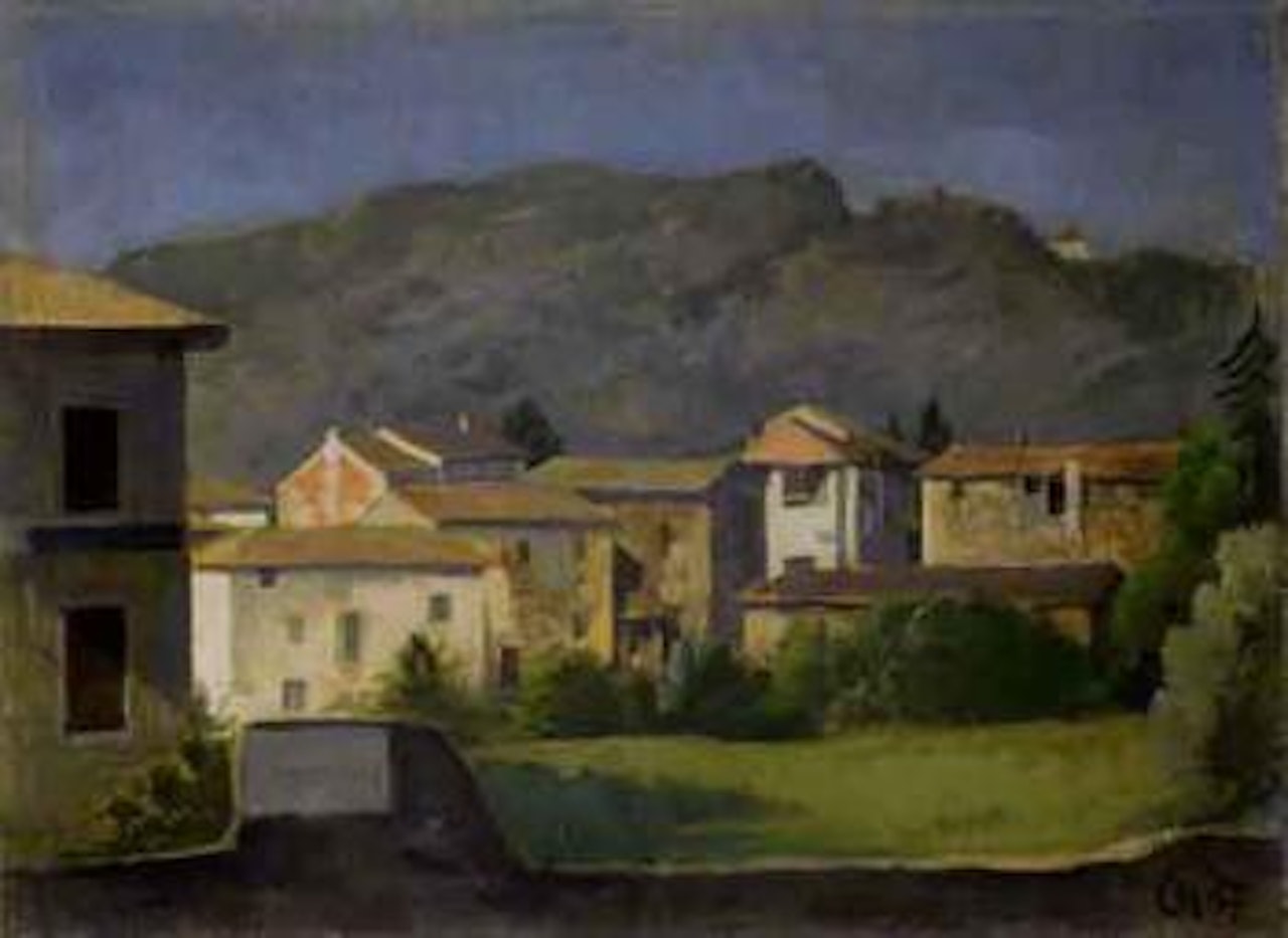Tessin landscape by Karl Hofer