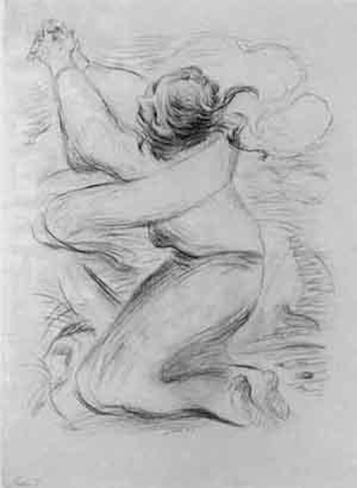 Praying figure by Ludwig Meidner