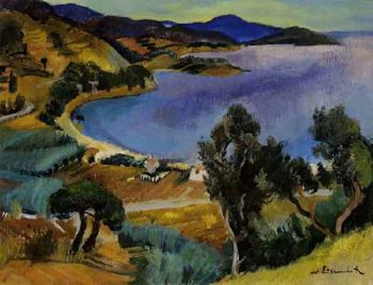 Le Levando with view of Cap Benat by Willy Eisenschitz