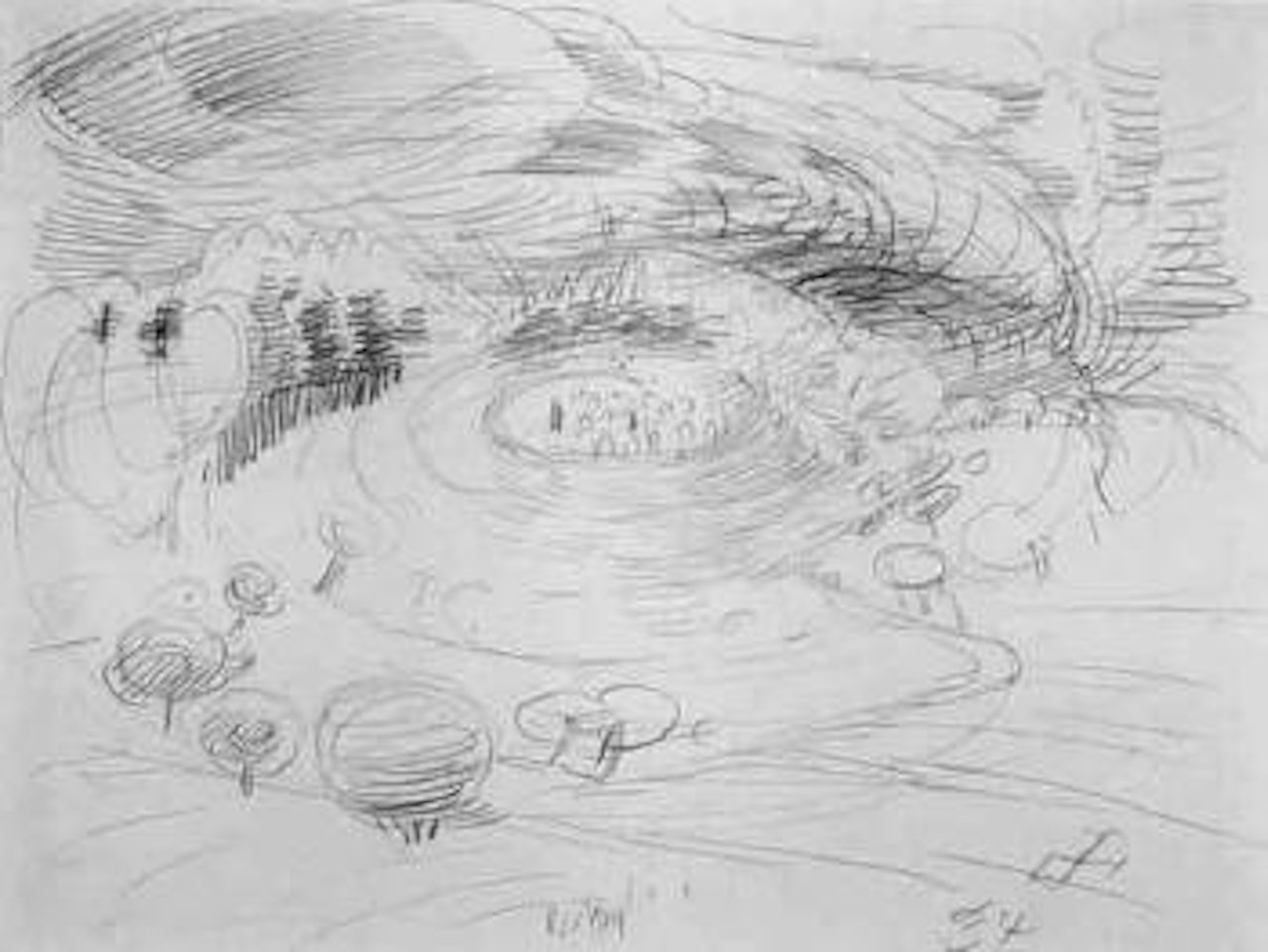 Jewish cemetery by Otto Dix