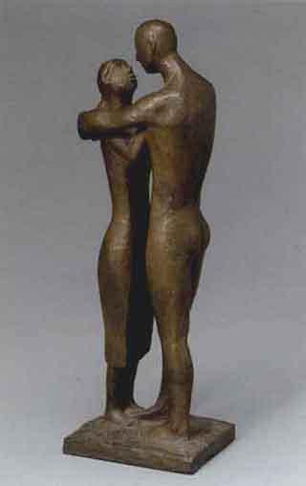 Loving couple by Gerhard Marcks