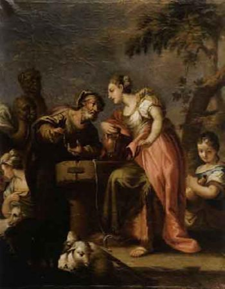 Eleazar, Abraham's servant and Rebekka by Sebastiano Ricci