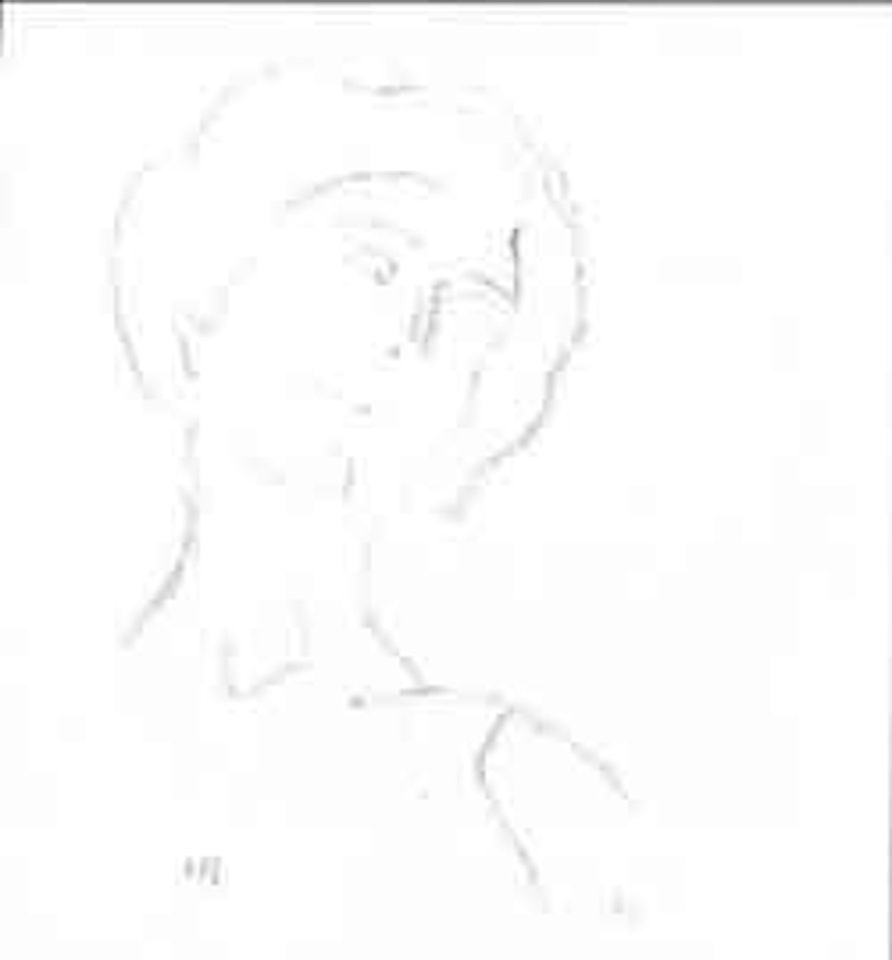 Head study by Ferdinand Hodler