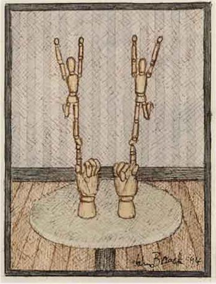 The acrobats, also known as the tumblers by John Brack